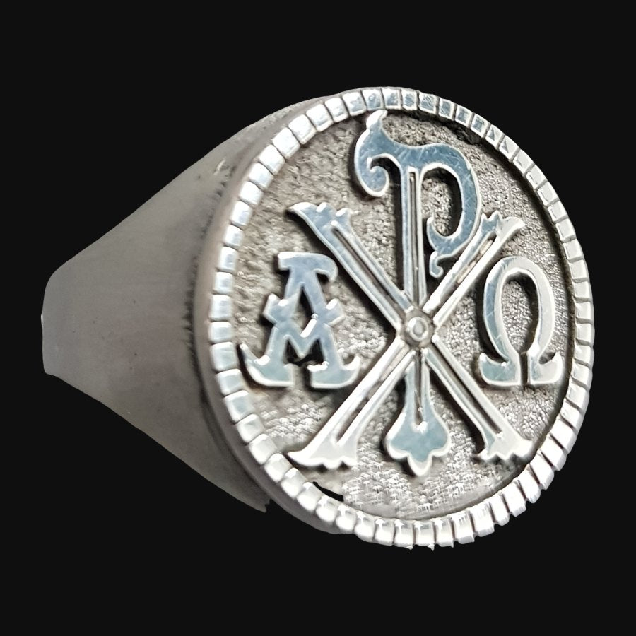 Templar Crimson XP Ring in Silver 1.8 cm 12 g Art 923 - Bricks Masons