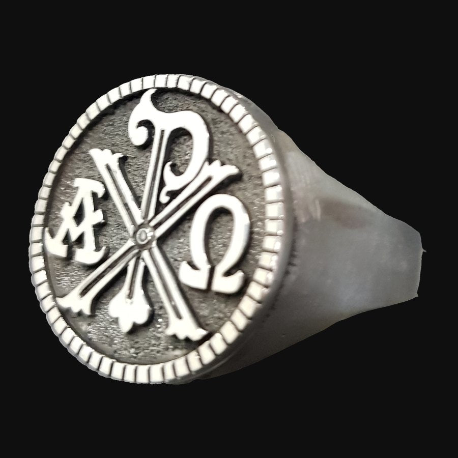 Templar Crimson XP Ring in Silver 1.8 cm 12 g Art 923 - Bricks Masons