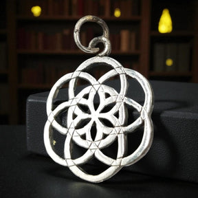 Seed of Life Pendant, Kabbalah Silver, 2.5g, 2cm, Art. 926 - Bricks Masons