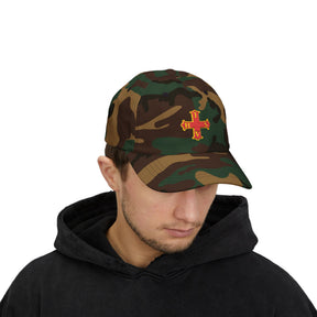 Red Cross of Constantine Baseball Cap - Cotton Various Colors - Bricks Masons
