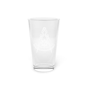 Past Master Blue Lodge California Regulation Pint Glass - 16oz