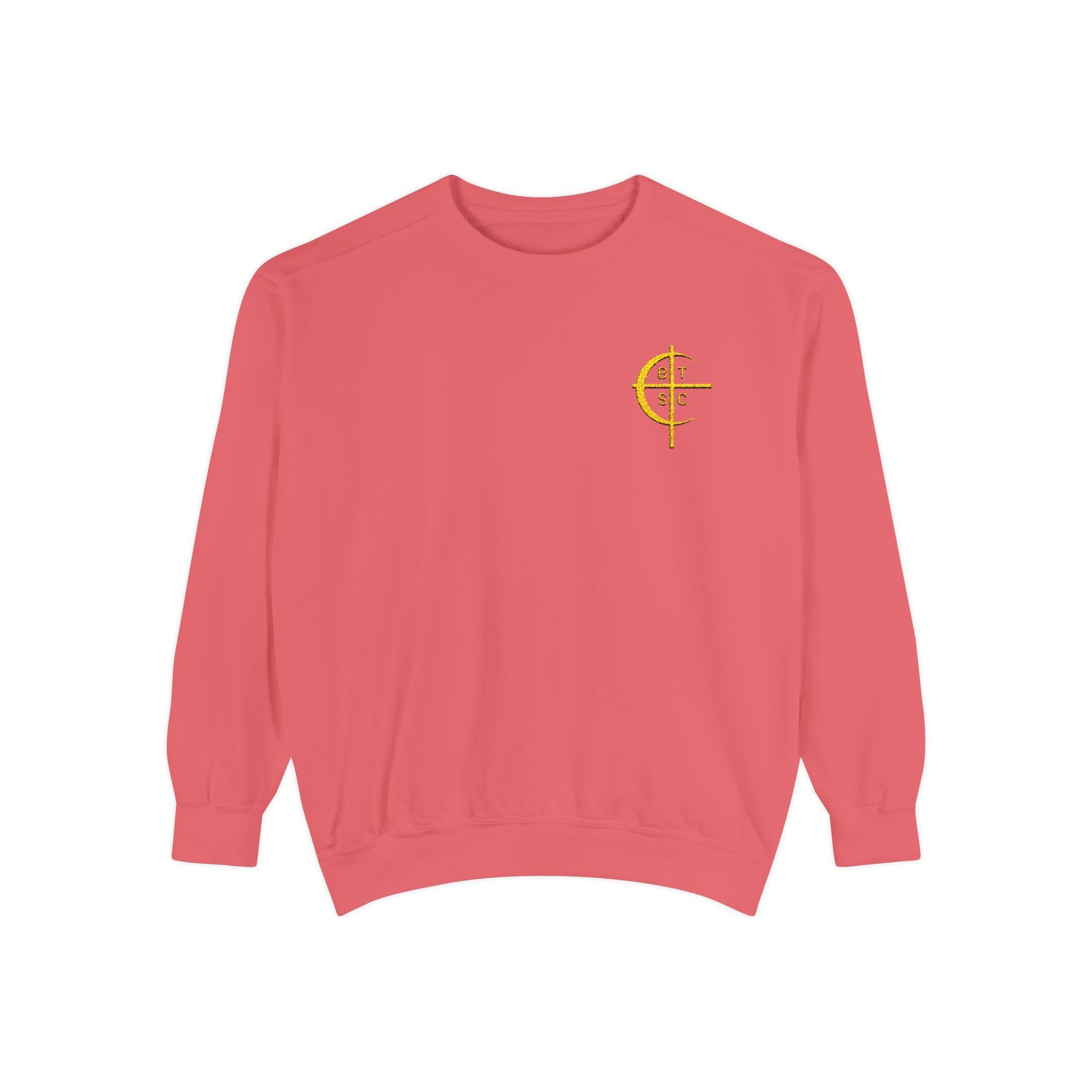 Council of Crusaders Sweatshirt - Embroidered Crusader Cross Chest Crest - Bricks Masons