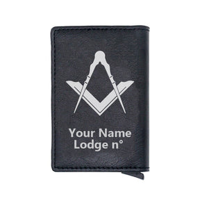 Master Mason Blue Lodge Wallet - Various Colors - Bricks Masons