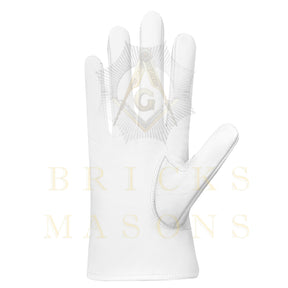 Grand LOCOP Gloves - White Leather - Bricks Masons