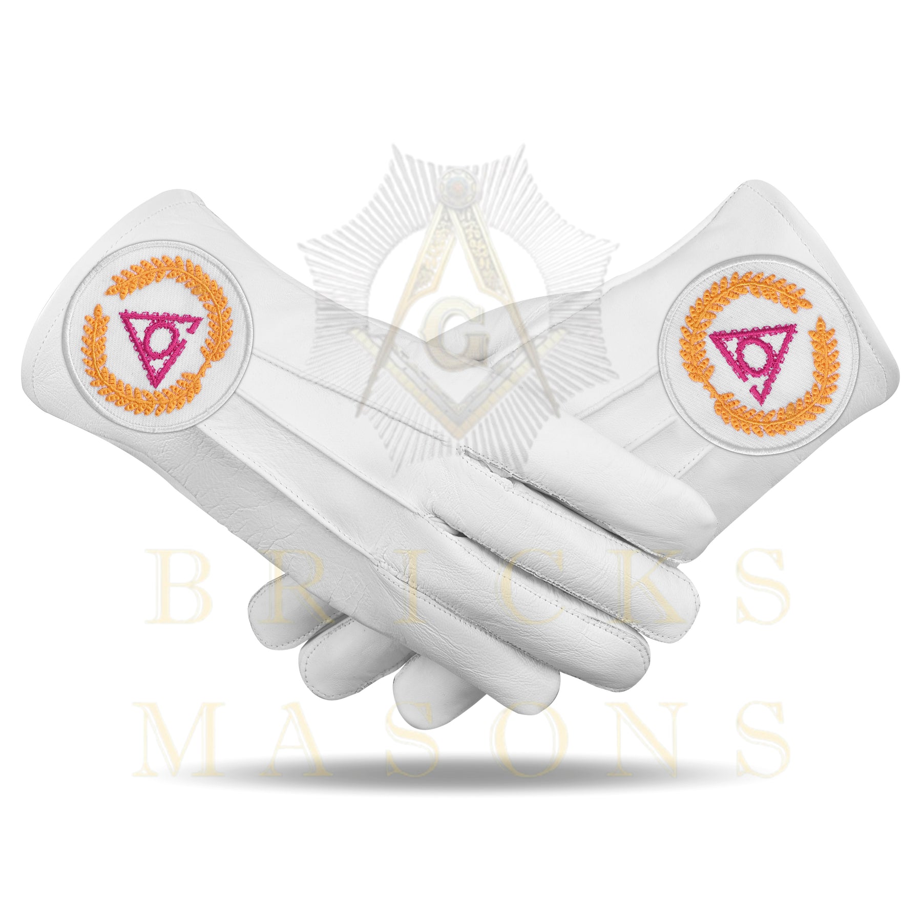 Grand LOCOP Gloves - White Leather - Bricks Masons