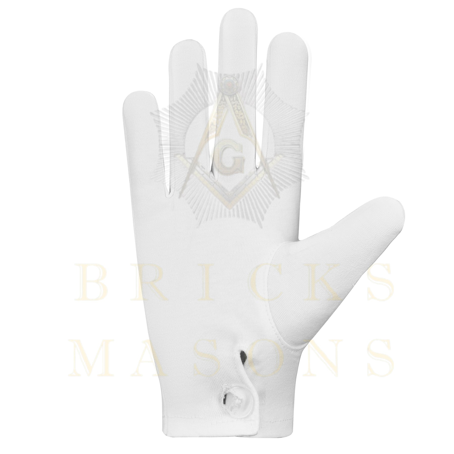 Past Thrice Illustrious Master Council Gloves - White Cotton