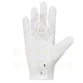Past Thrice Illustrious Master Council Gloves - White Cotton