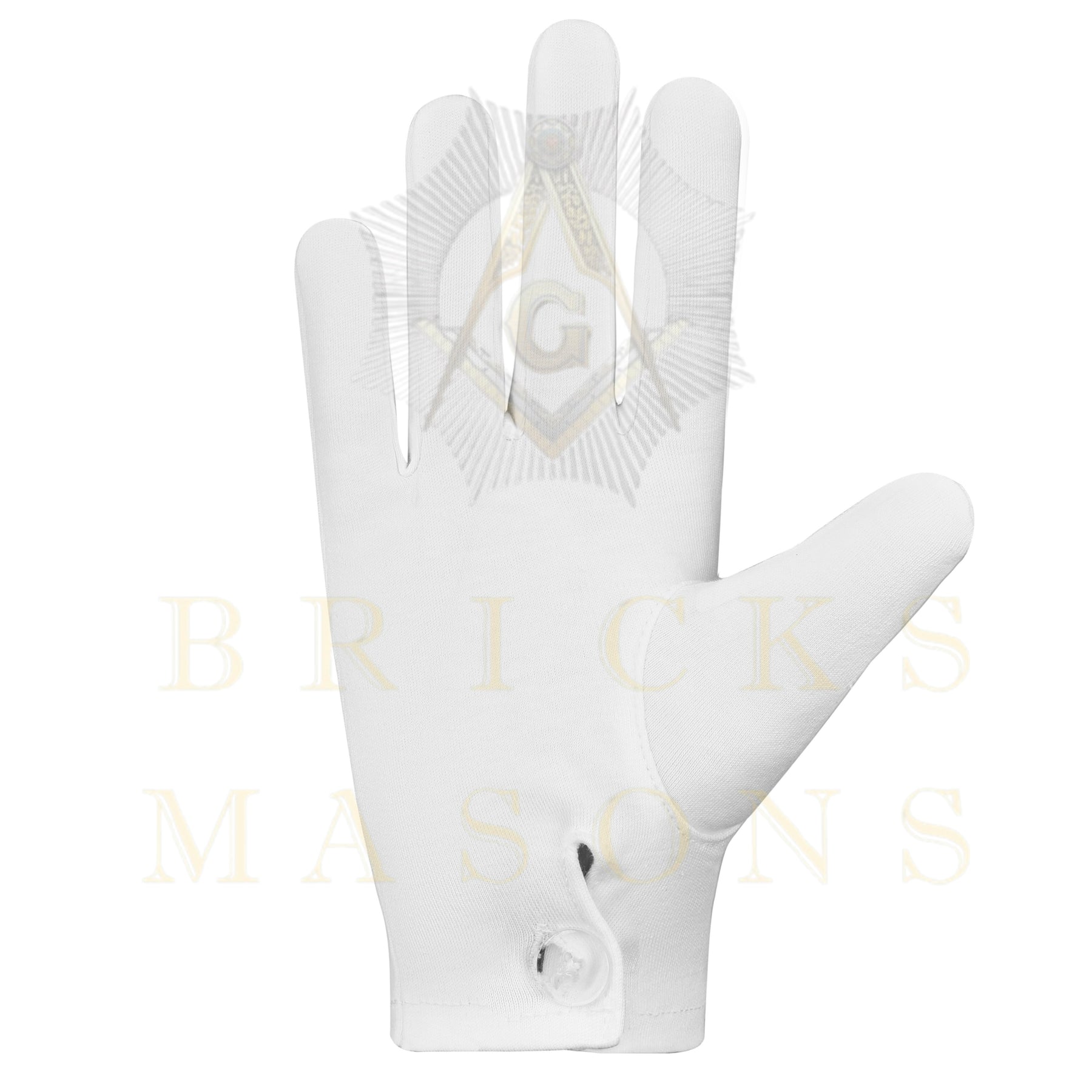 Elks of the World Gloves - White Cotton Civil Liberties