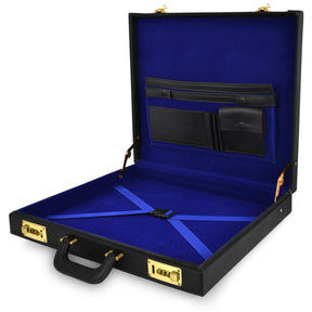 Masonic Apron Case -  Hand Embroidery Personalization Various Sizes & Materials - Bricks Masons