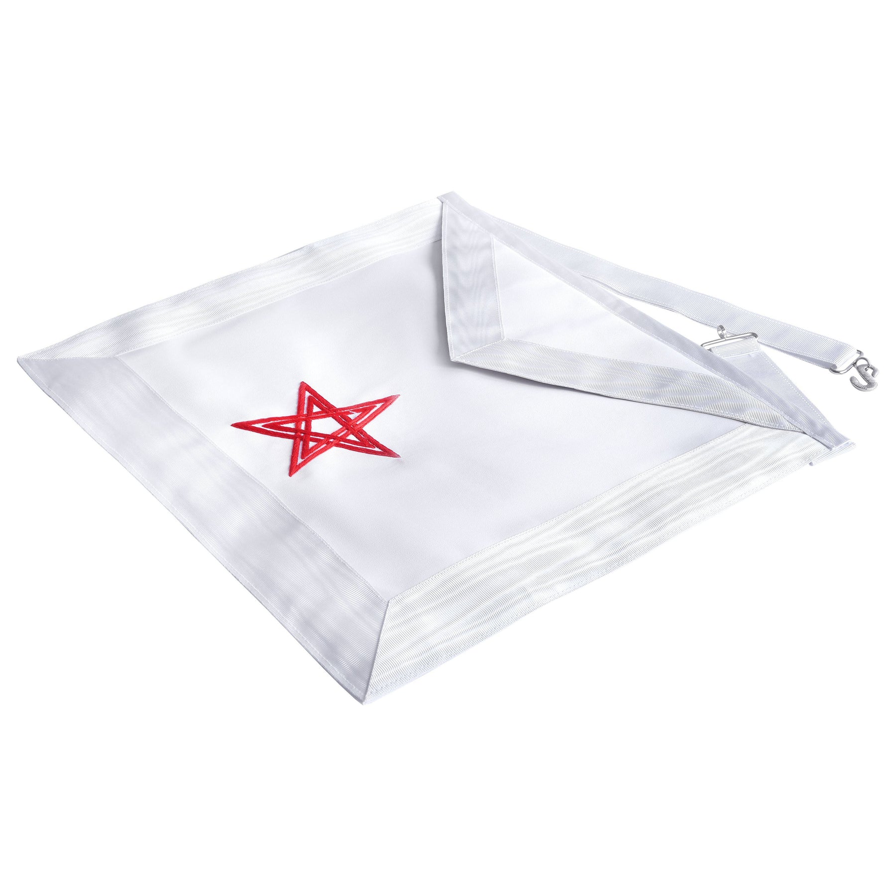 28th Degree Scottish Rite Apron - All White Knight of the Sun