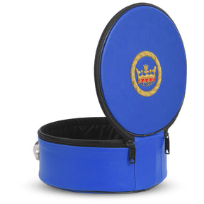 Knights of the York Cross of Honour Crown Cap Case - Blue