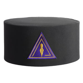 Royal & Select Masters Council Crown Cap - Black Rayon With Purple Patch
