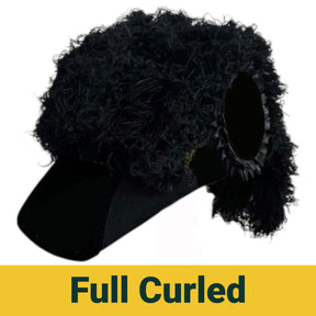Line Officer Knights Templar Chapeau - All Black Plumes
