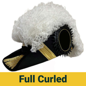 Eminent Commander Knights Templar Chapeau - All White Plumes