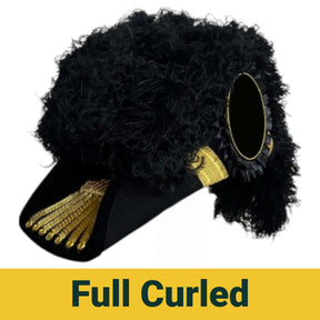 Past Grand Commander Knights Templar Chapeau - All Black Plumes