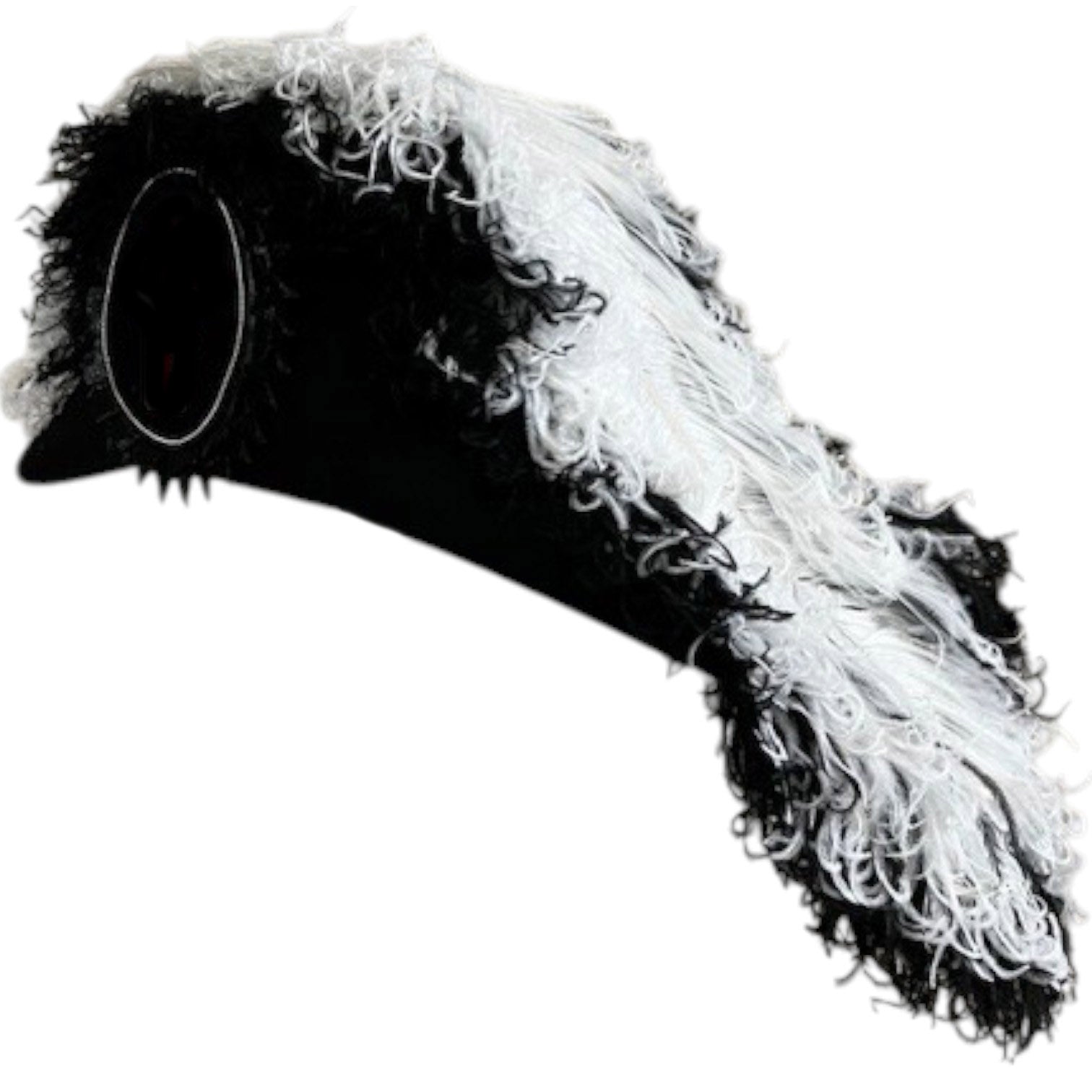 Past Grand Commander Knights Templar Chapeau - Black Underlayer Plumes