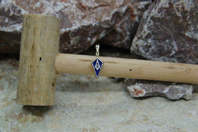 Master Mason Blue Lodge Lapel Pin - Blue Trowel