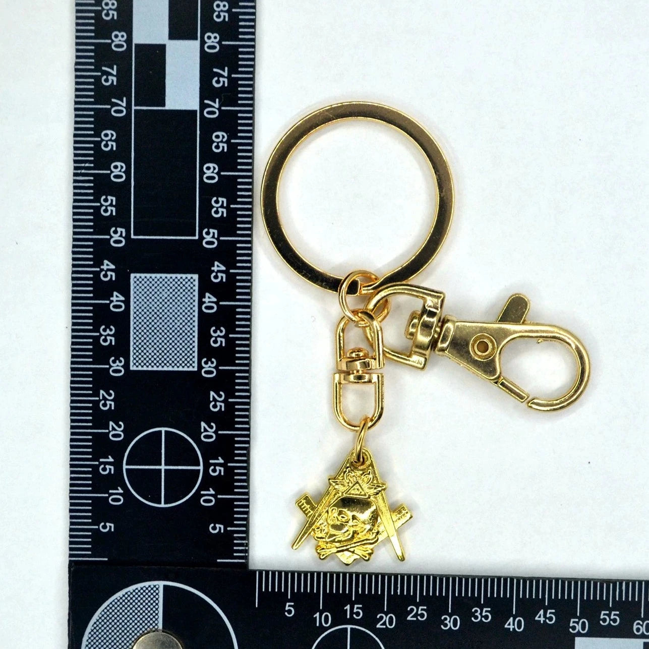 Widows Sons Keychain - Gold Plated Pendant - Bricks Masons