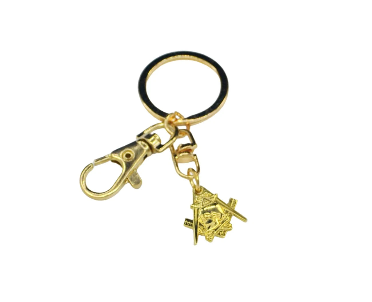 Widows Sons Keychain - Gold Plated Pendant - Bricks Masons