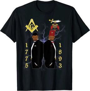 Master Mason Blue Lodge T-Shirt - Shriners & Square and Compass G