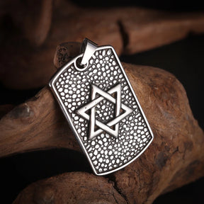 Ancient Israel - Hexagram Stainless Steel - Bricks Masons