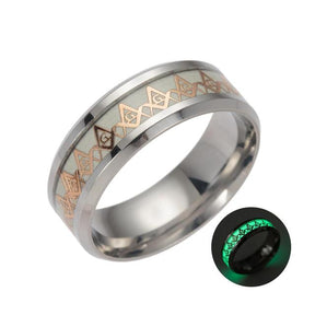 Master Mason Blue Lodge Ring - Lumineux Let There Be Light