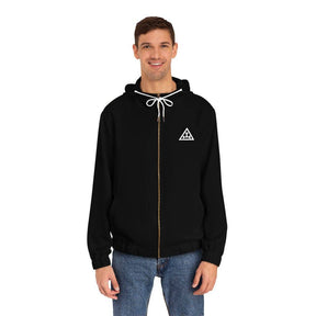 Royal Arch Chapter Hoodie - Black with White Triple Tau