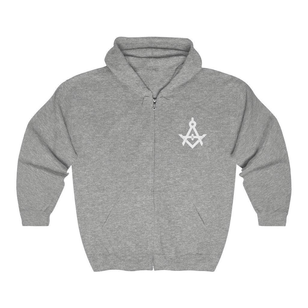 Master Mason Blue Lodge Hoodie - Various Colors Square & Compass G