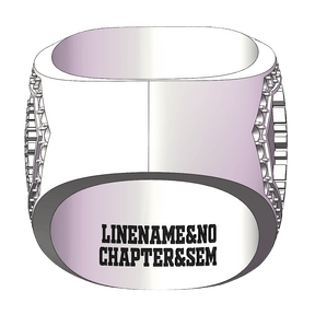 Past Master Blue Lodge Ring - Sterling Silver With Rhinestones - Bricks Masons