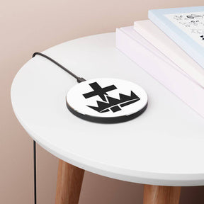 Knights Templar Commandery Wireless Charger - Black & White