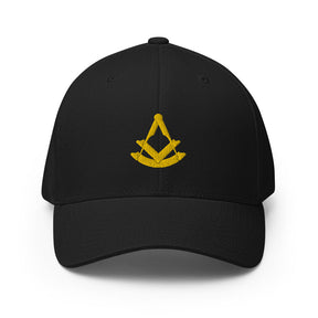 Past Master Blue Lodge Baseball Cap - Golden Embroidery