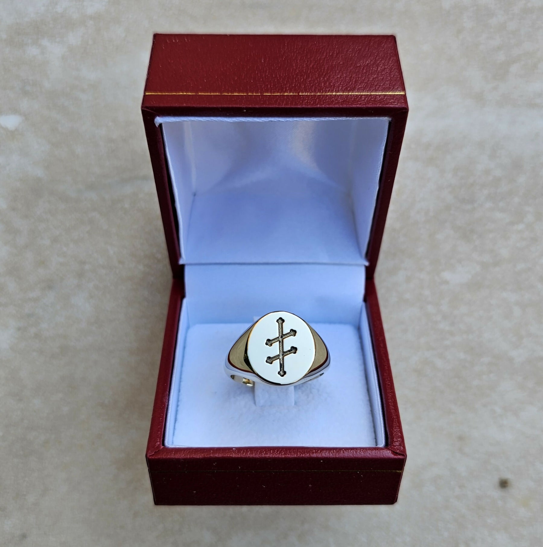 33rd Degree Scottish Rite Ring - 9K Gold Grand Cross