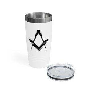 Master Mason Blue Lodge Ringneck Tumbler - 20oz Square & Compass