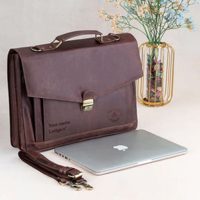 Grand Master Blue Lodge Briefcase - Various Sizes - Bricks Masons