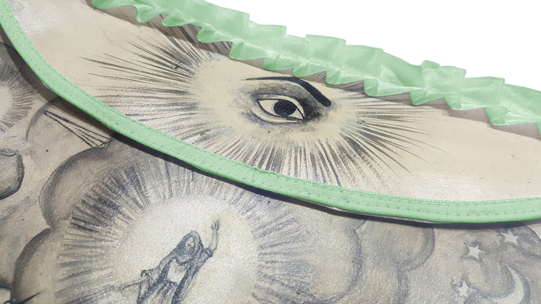 Hand-Painted Apron - 19th Century Inspired - Bricks Masons