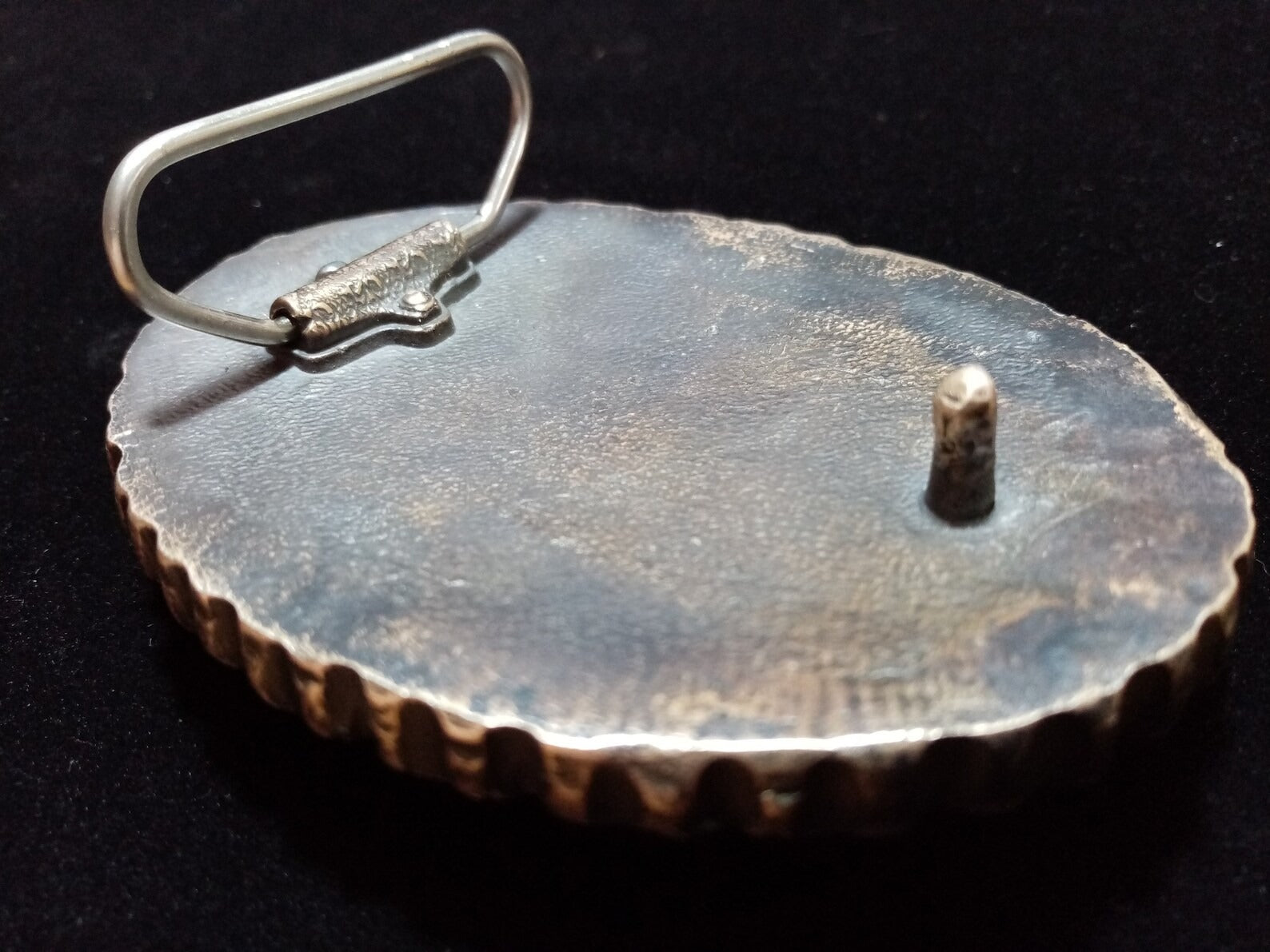 Widows Sons Belt Buckle - Handcrafted Bronze Square & Compass With Skull & Bones - Bricks Masons