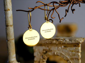 Eye Of Providence Earrings - Various Materials & Sizes - Bricks Masons