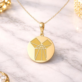 Masonic Necklace - The 47th Problem of Euclid - Bricks Masons