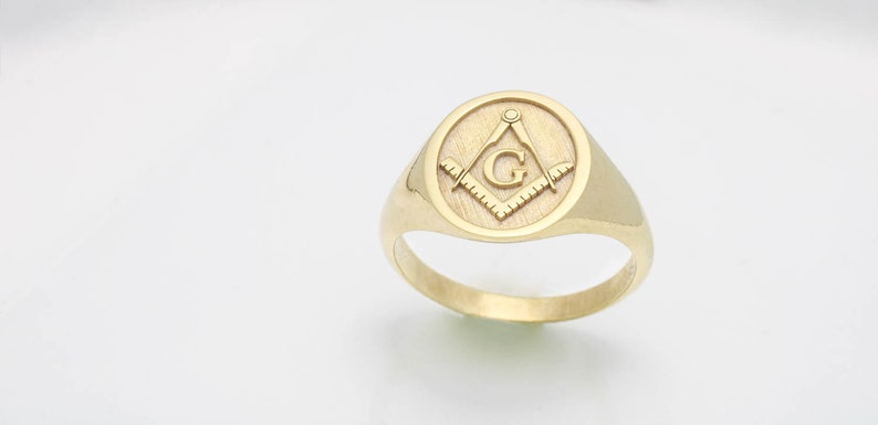 Master Mason Blue Lodge Ring - Various Materials & Sizes