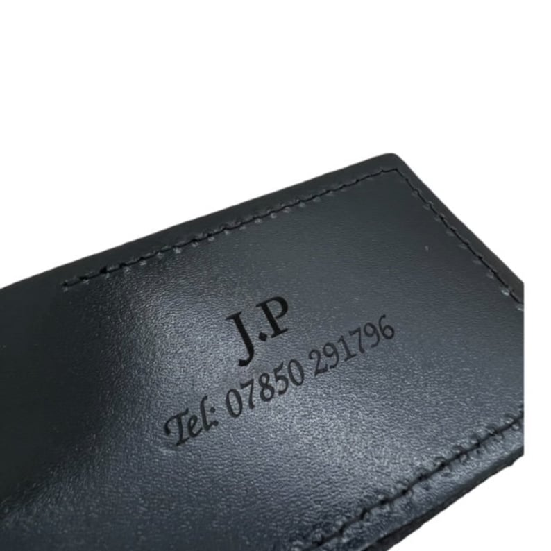 Master Mason Blue Lodge Luggage Tag - Leather Gold Engraved Case Label Personalized