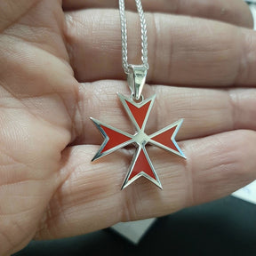 Order Of Malta Necklace - Handcrafted Templar Cross