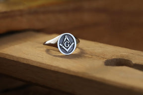 Master Mason Blue Lodge Ring - Various Sizes