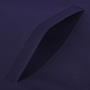 Marshal Blue Lodge Officer Apron -  Navy Velvet With Silver Embroidery Thread - Bricks Masons