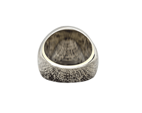 Master Mason Blue Lodge Ring - Sterling Silver Blue Face S&C G - Bricks Masons