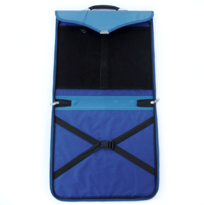 Master Mason Blue Lodge Apron Case - Blue Leather MM, WM, Provincial - Bricks Masons