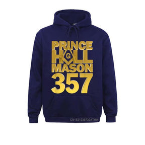 Master Mason Blue Lodge Hoodie - Prince Hall Mason 357 Square and Compass G [Multiple Colors] - Bricks Masons