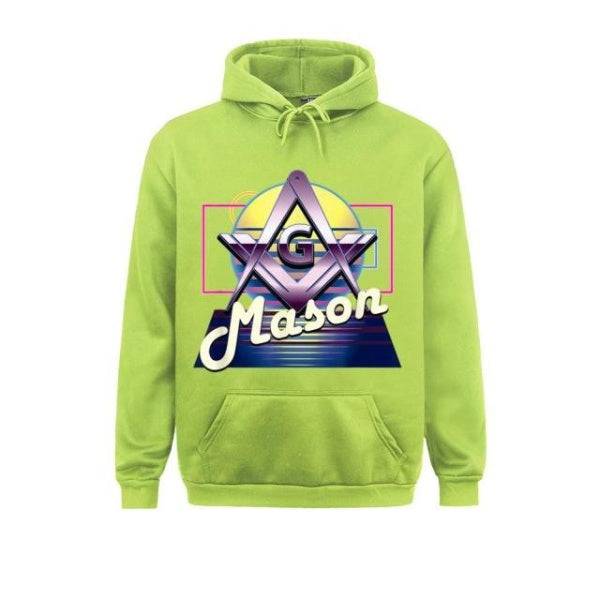 Master Mason Blue Lodge Hoodie - Square & Compass G (Multiple Colors) - Bricks Masons