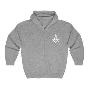 Master Mason Blue Lodge Hoodie - Various Colors Square & Compass G - Bricks Masons
