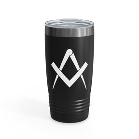 Master Mason Blue Lodge Ringneck Tumbler - Square & Compass 20oz - Bricks Masons