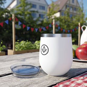 Master Mason Blue Lodge Vacuum Cup - Square & Compass G Various Colors - Bricks Masons